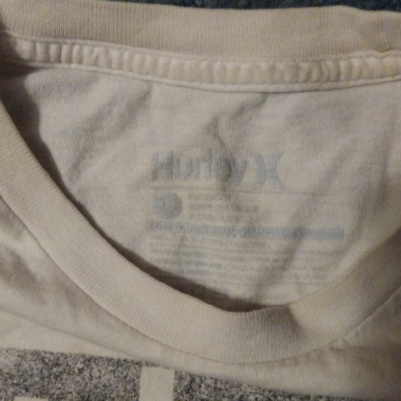 Hurley White Short Sleeve Tee Casual Shirt​ - Picture 3 of 4